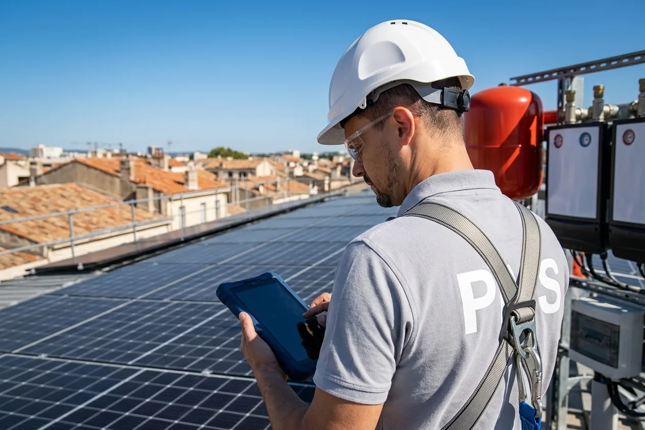 Installation photovoltaïque dans la Seine-Maritime